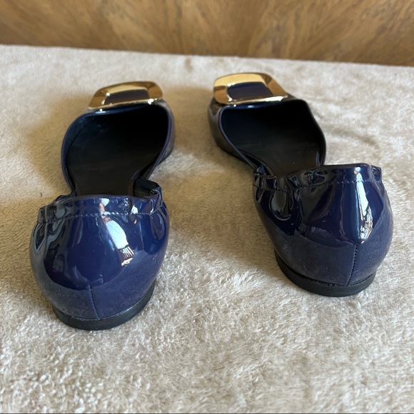 Roger Vivier blue  flats, size 8 US size very good condition - Picture 9 of 11